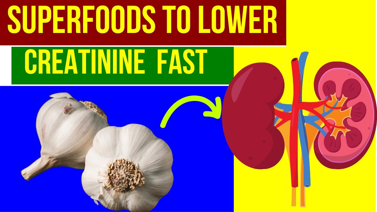 MUST TRY! 5 These Superfoods to Reduce Creatinine Fast and Improve ...
