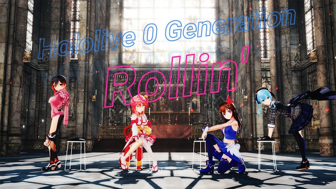 Fan M/V] Hololive 0 generation X Brave Girl's - Rollin' (4K)(Eng