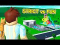 I Found STRICT Waterpark vs FUN Waterpark.. (Roblox Bloxburg)