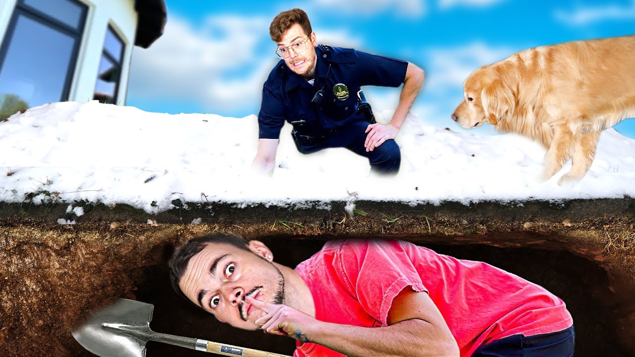 EXTREM Hide And Seek bei SCHNEE im WINTER VERSTECKEN spielen KALT Challenge !