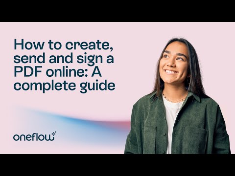 Sign PDF contract | Oneflow