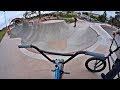 Riding BMX at Unreal California Skateparks