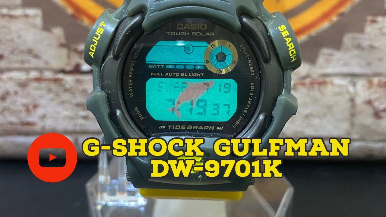 G-Shock Gulfman DW-9701K with Custom Bezel - YouTube