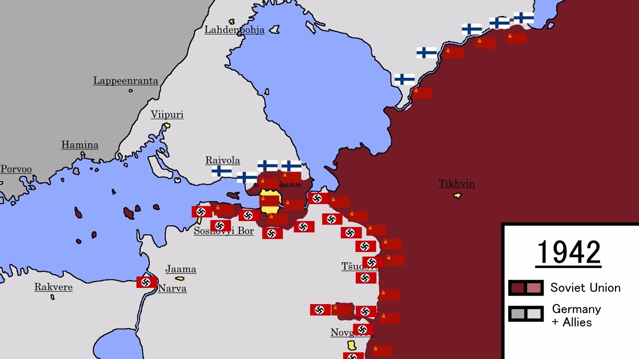Siege of Leningrad every year โMapping Videoโ - YouTube