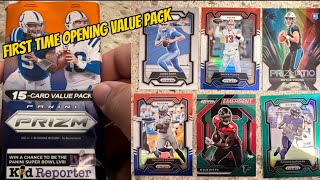 Opening my FIRST ever Panini Prizm NFL Football 2023 Value Pack 🙏🏽 (Like & Subscribe)