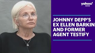 Johnny Depp's ex-girlfriend Ellen Barkin and former agent testify at trial | Yahoo Australia