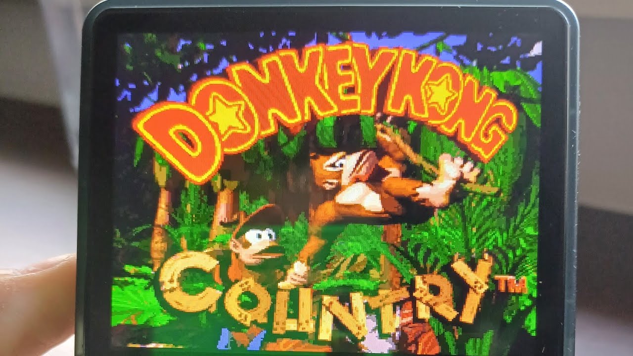 Donkey Kong Country - Super Nintendo - Console R36S - YouTube