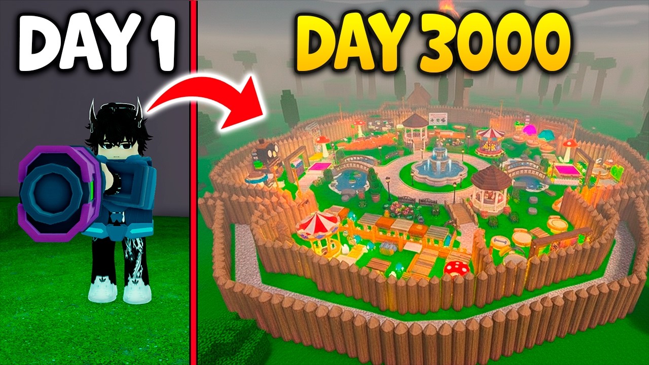 I Spent 3000 Days Building the ULTIMATE Base in 99 Nights in the Forest