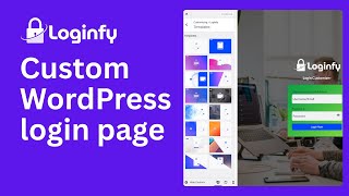 Custom WordPress login page with Loginfy Plugin