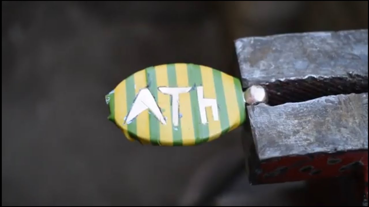 تعلم الحفر ع الحديد باستخدام الماء والملح وماكينه اللحام