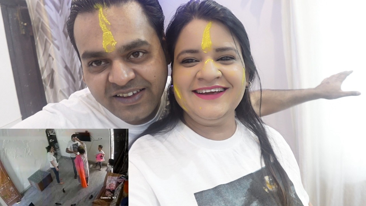 Holi *Unexpected *||Surprise Mummy Papa Ke Sath #vlog 
