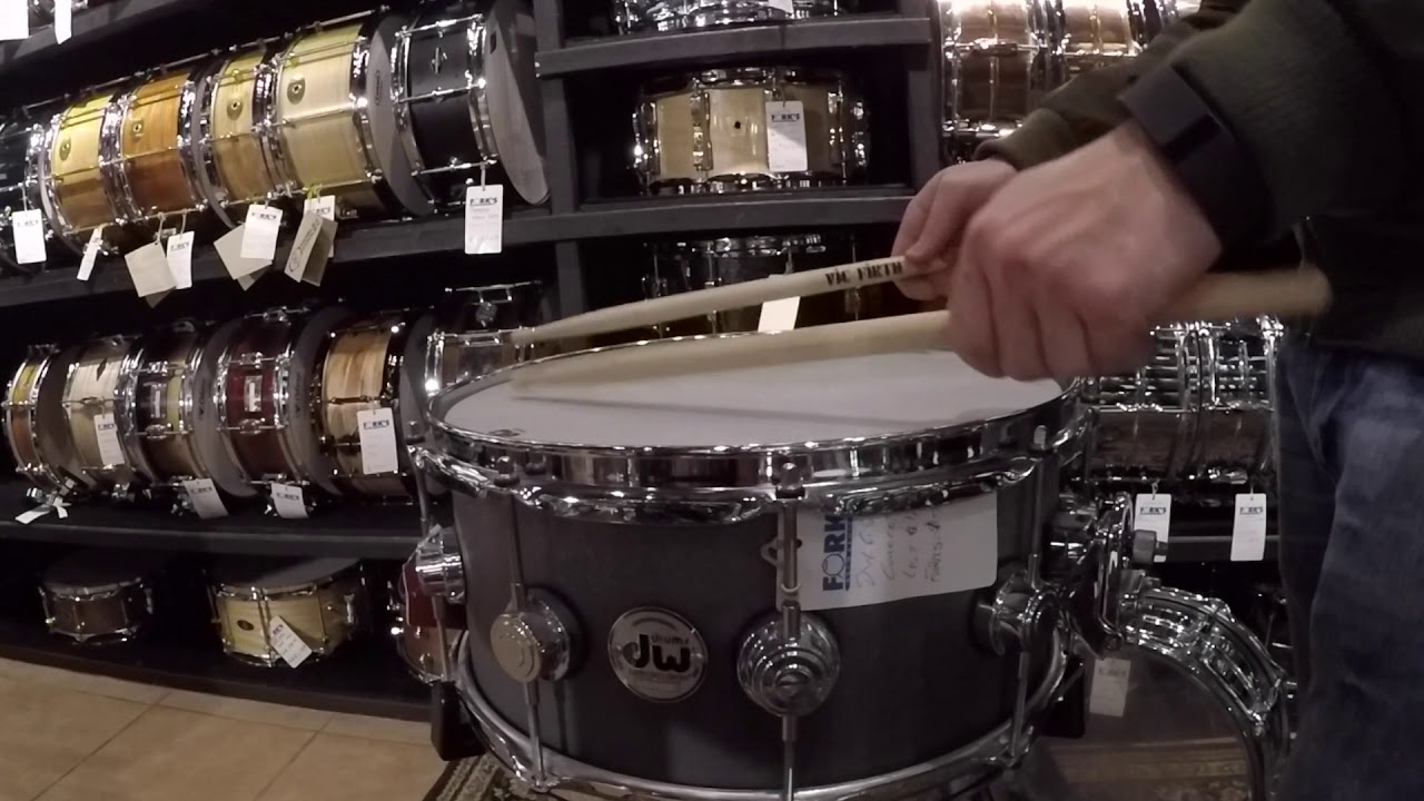 DW Concrete Snare Drum Forks Drum Closet YouTube