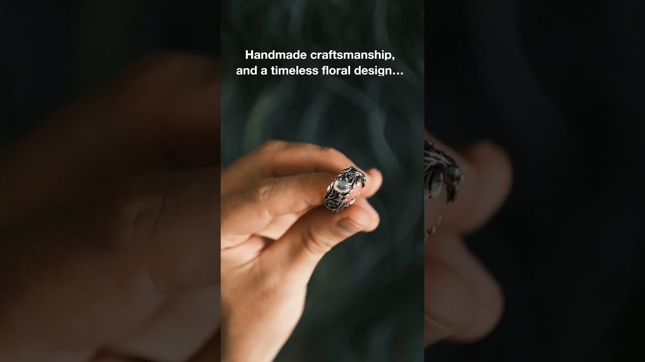 Moonstone Wedding Ring Set for the Perfect Match 