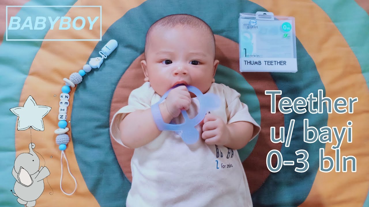 TEETHER LITTLE GIANT TIP ANTI NGEMUT JARI UNTUK USIA BAYI 03