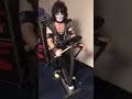 KISS Eric Singer warmup Bike drums end of the road tour