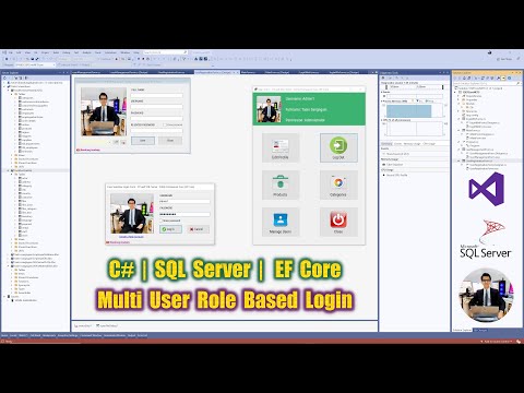 C# SQL Server EF Core 1. สร้างฐานข้อมูลและตารางสำหรับเก็บข้อมูลผู้ใช้ (Users)