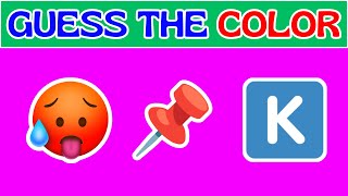 🌈 Guess the Color by Emoji Challenge! | 20 Fun Riddles to Test Your Skills 🎨 | Guess the Word