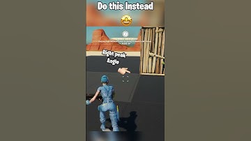 The Right Way To Push A Enemy Box 😲 - Fortnite Tips and Tricks