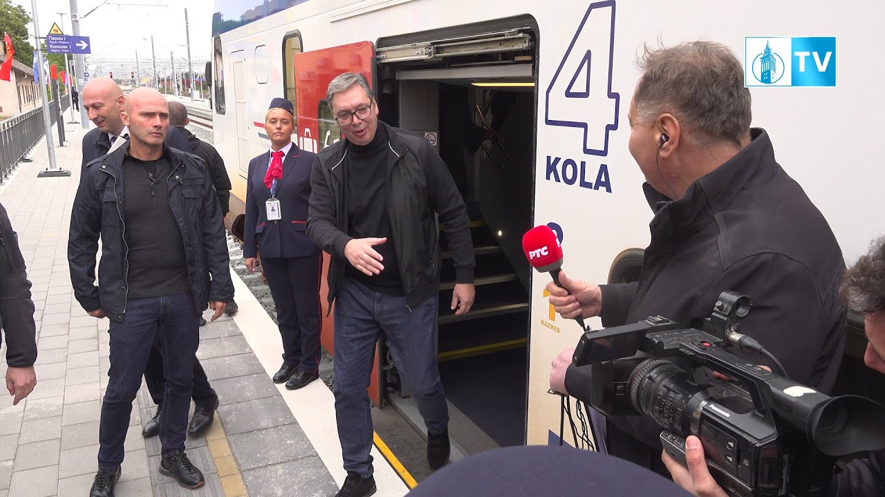 Vučić u Subotici: Svečano puštena u saobraćaj brza pruga od Beograda do Subotice