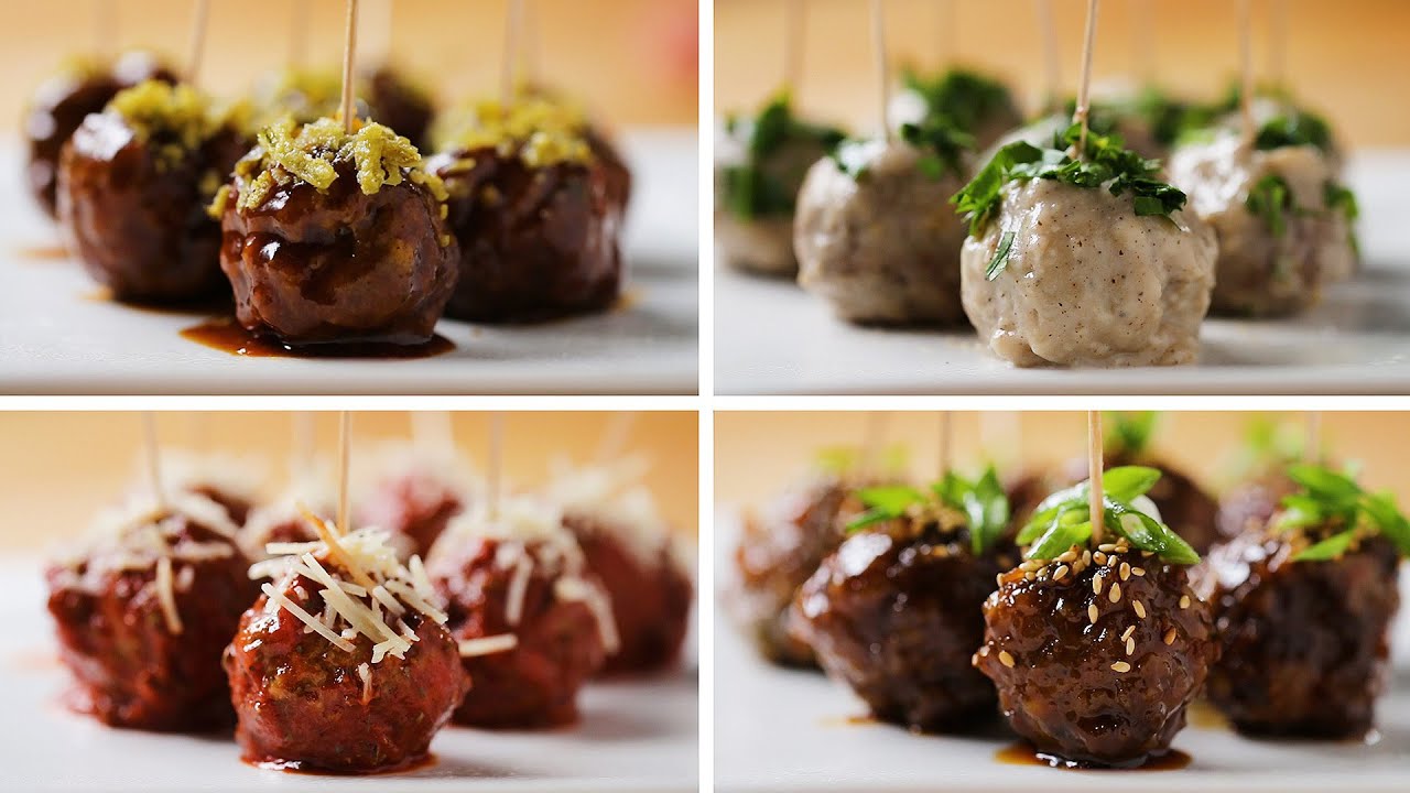 Party Meatballs 4 Ways | Tasty