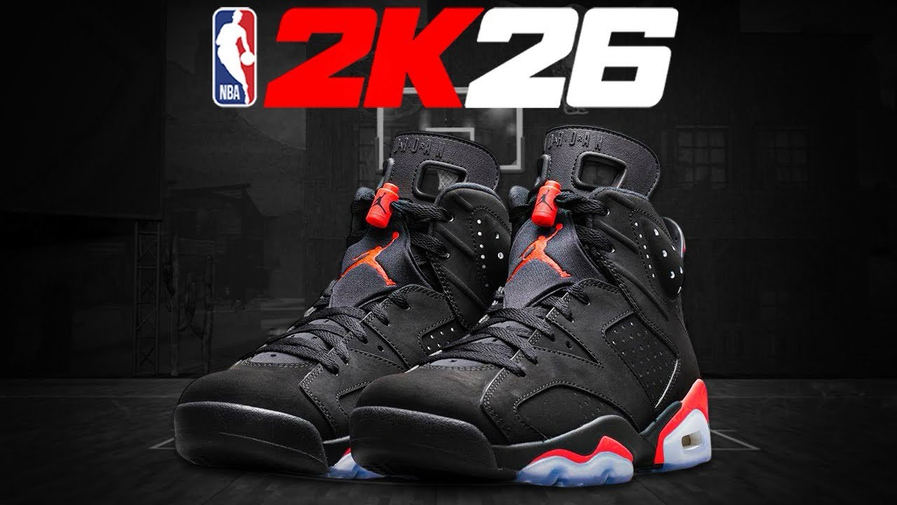 NBA 2K26 Next Gen Shoe Creator - Air Jordan 6 “Black Infrared”