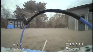 Emax TinyHawk w/Eachine EV800D goggles DVR - backyard demo