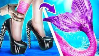 Extreme Makeover From Wednesday Addams to Mermaid! Makeover With Gadgets From TikTok!