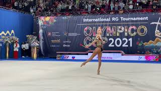 Arina Averina Clubs AA 29.50 IT Olympico Moscow 2021