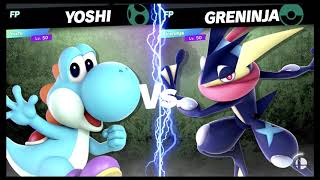 Super Smash Bros Ultimate Amiibo Fights – Request 16696 Yoshi vs Greninja