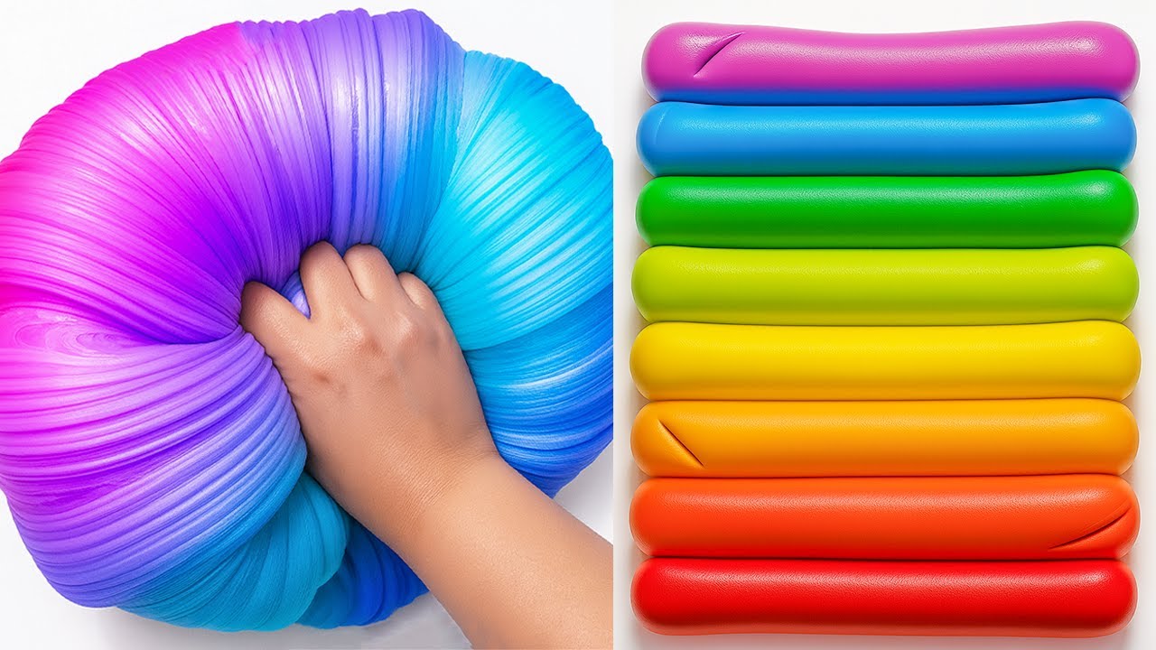 Расслабляющие АСМР-видео со слаймом для сна | Satisfying Slime No Talking ASMR 3740