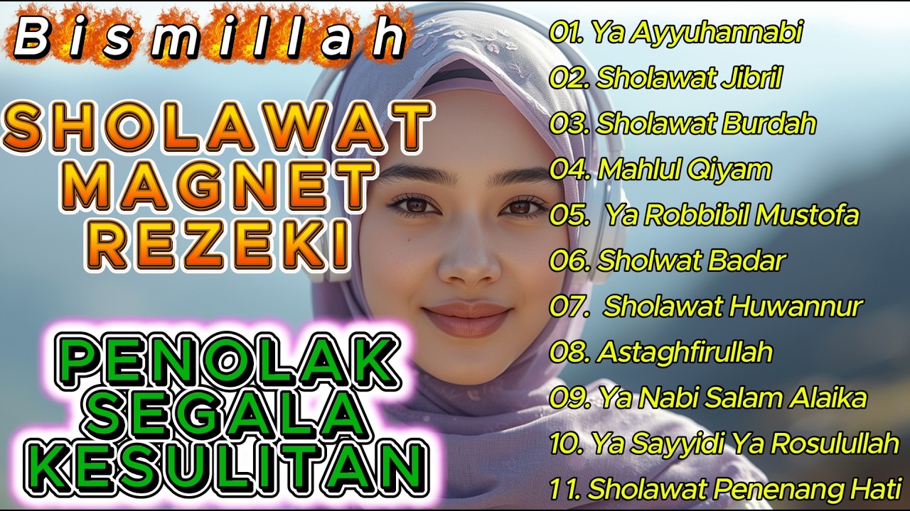 KUMPULAN SHOLAWAT TERBARU 2026 | SHOLAWAT PELANCAR REZEKI | Sholawat Jibril, Sholawat Badar, Nariyah