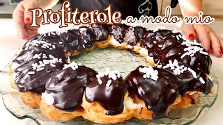 PROFITEROLE A MODO MIO  Ricetta pasta choux PROFITTEROL CHOUX PASTRY