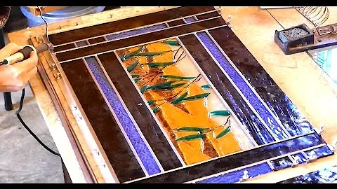 Making a Leaded Glass Window, by Elizabeth Braun