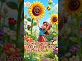 A Peaceful Day in the Flower Garden| Slow and Simple story #englishstory #shortvideo #shorts