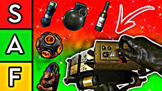 The WORST And BEST Grenades in COD ZOMBIES..