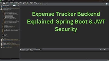 Expense Tracker Backend Explained: Spring Boot & JWT Security