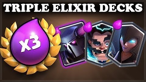 BEST DECK FOR TRIPLE ELIXIR CHALLENGE!?! HOW TO WIN RAMP UP DOUBLE ELIXIR CHALLENGE!?