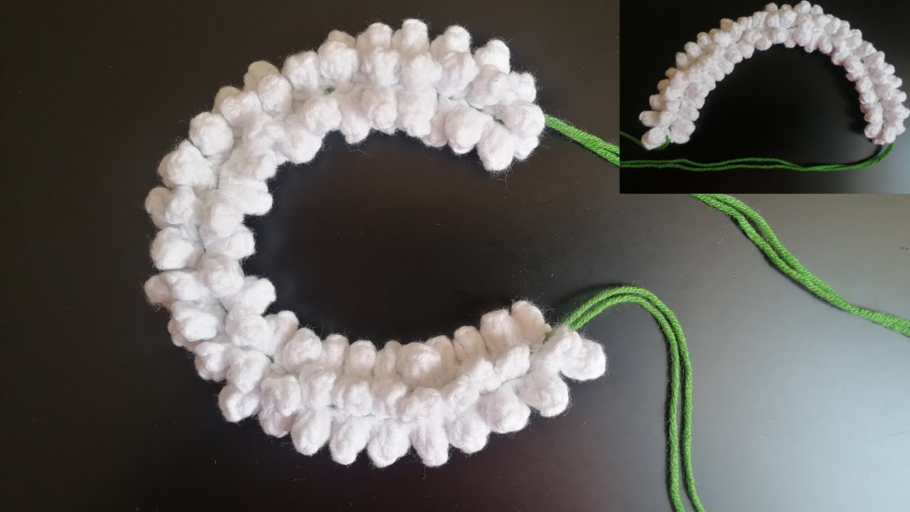 Гаджра крючком ll Жасмин Гаджра крючком