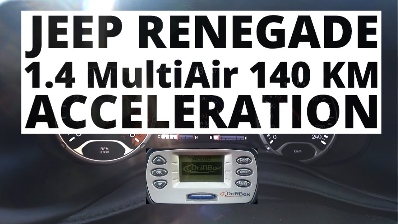 Jeep Renegade 1.4 MultiAir 140 hp (MT6) acceleration 0