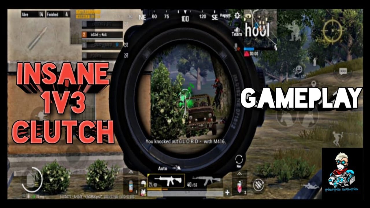 Insane 1v3 Clutch In Battlegrounds mobile india (BGMI) Gameplay ...