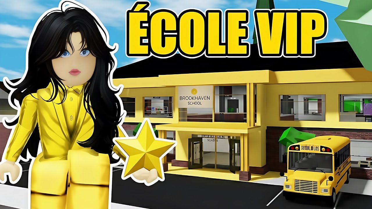 JE CRÉE UNE ÉCOLE VIP SUR BROOKHAVEN ROBLOX !