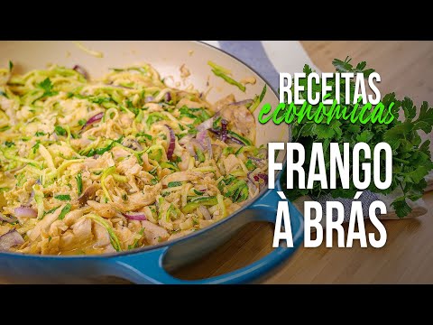 Frango à brás com legumes - A Pitada do Pai