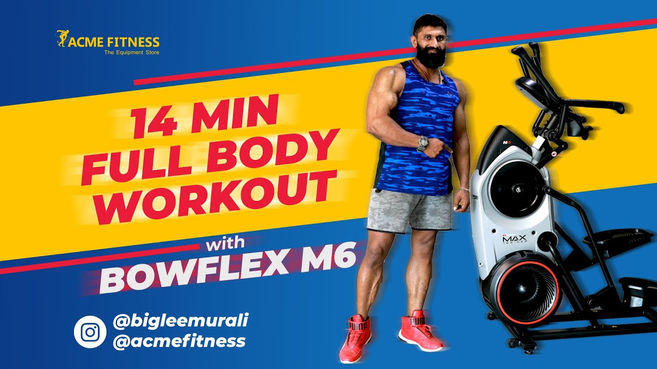 14 Mins Full Body HIIT Workout - Bowflex M6 | Biglee | English 