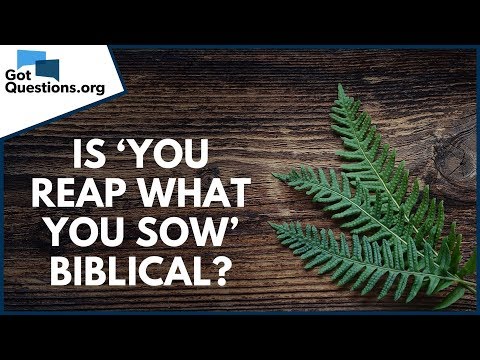 Is You Reap What You Sow Biblical Gotquestionsorg