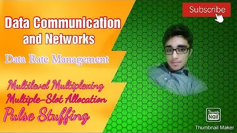 Data Communication and Networks||Data Rate Management ||By Hammad Nazir