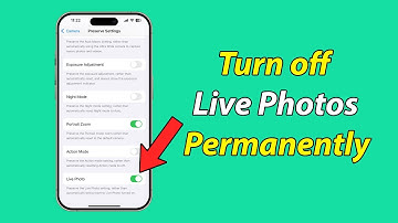 How to permanently turn off live photos on iphone