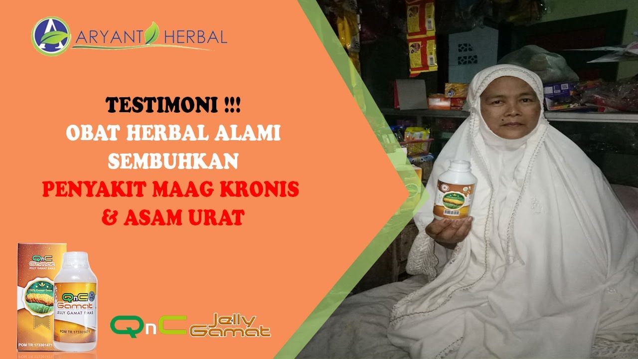 Obat Herbal Alami Sembuhkan Penyakit Maag Kronis & Asam Urat