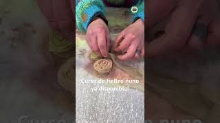 Flores En Fieltro Nuno Nuevo  Tutorial fieltro fieltrohumedo nunofelt fieltronuno