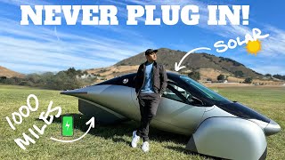 This electric vehicle has the most range and never needs to be plugged in!!!