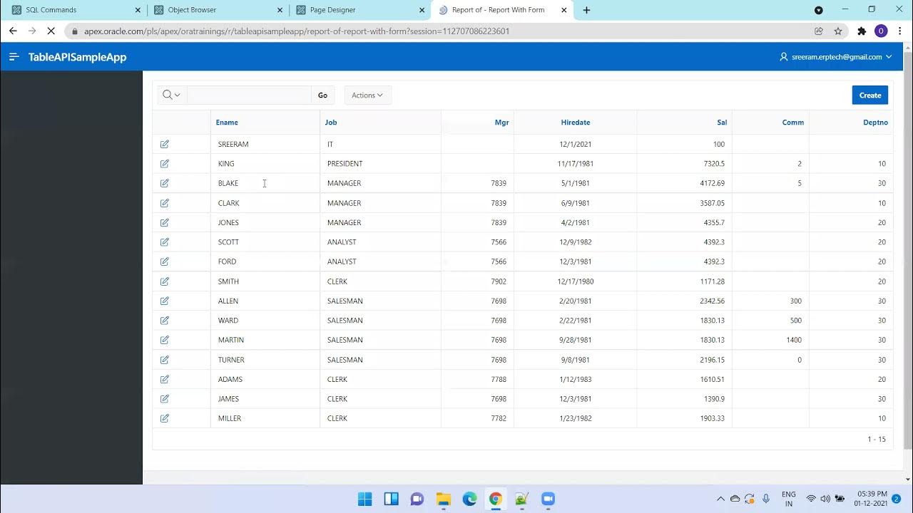 Oracle APEX - Table API - For CRUD Operations - YouTube